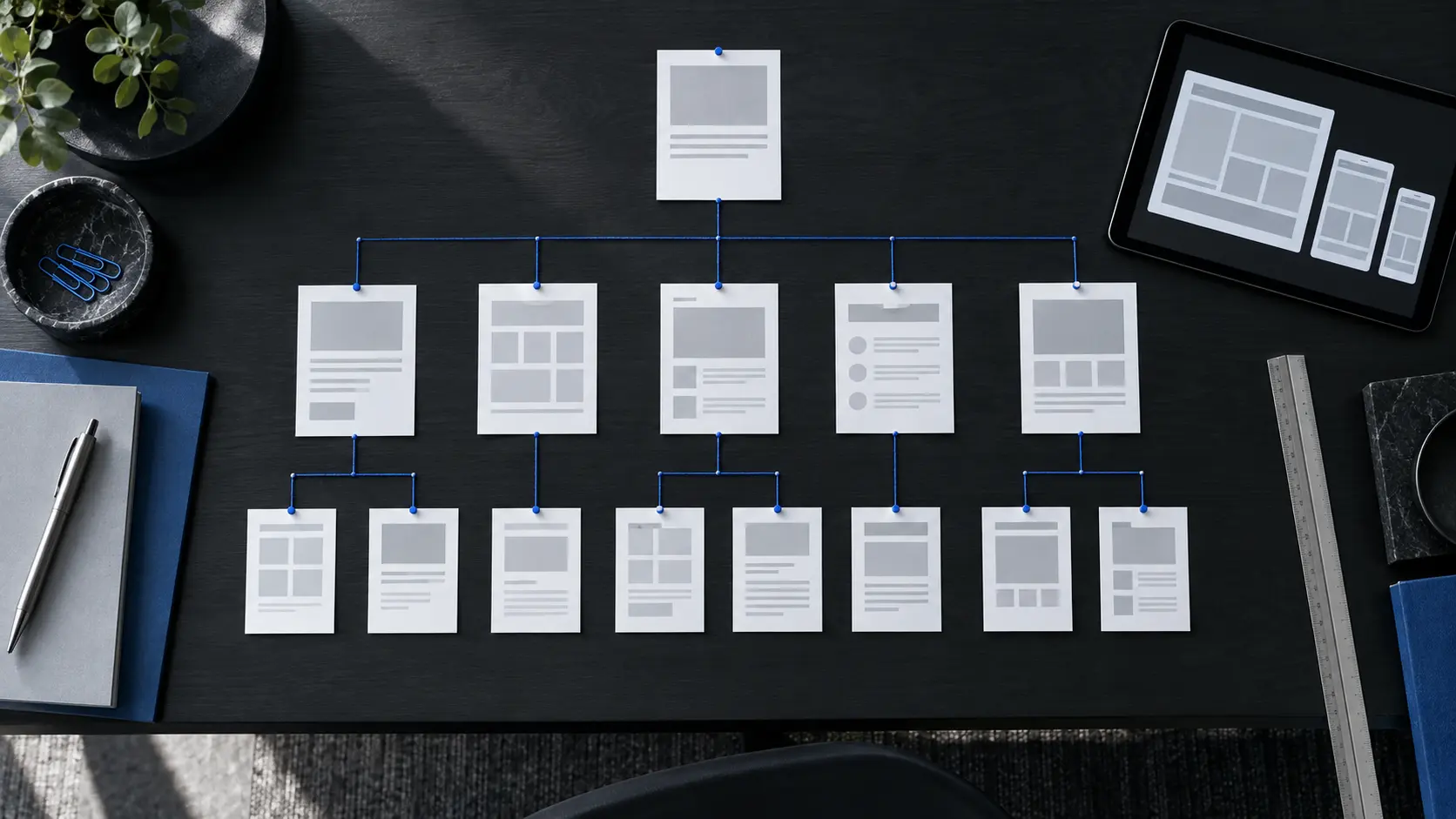 Responsive page system preview